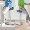 Kép 7/9 - Állószék, billenő, ergonomikus, LEITZ "Ergo Active", világosszürke