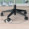 Kép 3/7 - Munkaszék, görgős, ergonomikus, LEITZ "Ergo Comfort Active", világosszürke