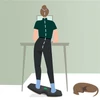 Kép 8/9 - Egyensúlyozó deszka, ergonómiai, LEITZ "Ergo Active"