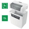 Kép 6/9 - Iratmegsemmisítő, konfetti, 6 lap, LEITZ "IQ Home"