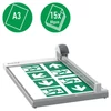 Kép 7/16 - Vágógép, görgős, A3, 15 lap, LEITZ "Precision Office"