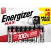 Kép 1/2 - Elem, AA ceruza, 8 db, ENERGIZER "Max"
