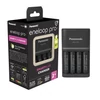 Kép 4/4 - Panasonic Eneloop K-KJ55HCD40E AA 2500mAh gyors akkutöltő +4xAA akku