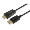 Kép 1/4 - Átalakító kábel, DisplayPort-HDMI, 3m, EQUIP