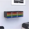 Kép 6/7 - Irattároló, műanyag, 5 fiókos, EXACOMPTA "Big-Box Plus Blackoffice Iderama"