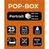 Kép 9/9 - Irattároló, műanyag, 4 fiókos, EXACOMPTA "Pop-Box", fehér