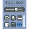 Kép 4/4 - Irattároló, műanyag, 3 fiókos, EXACOMPTA "Iderama® "Toolbox", fekete