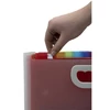 Kép 4/6 - Harmonika irattartó, A4, PP, 24 rekeszes, EXACOMPTA