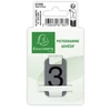 Kép 2/2 - Információs tábla, öntapadó, 2,5x4,4 cm, alumíniumhatású, EXACOMPTA, 3-as