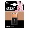 Kép 5/6 - Elem, 9V, 1 db, DURACELL "Basic"