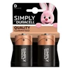 Kép 5/5 - Elem, D góliát, 2 db, DURACELL "Basic"