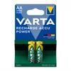 Kép 1/5 - Tölthető elem, AA ceruza, 2x2600 mAh, előtöltött, VARTA "Power"