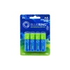 Kép 1/9 - Elem tölthető akku AA ceruza HR6 2600mah 4 db/csomag, Bluering®