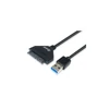 Kép 2/5 - Átalakító kábel, USB 3.2 - SATA átalakító, 0,5 m, EQUIP