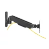 Kép 3/10 - EQuip 17"-32" Single Monitor Wall-Mounted Bracket Black