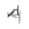Kép 5/10 - EQuip 17"-32" Single Monitor Wall-Mounted Bracket Black