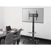 Kép 8/12 - Equip TV/Monitor állvány - 650607 (32"-55", dönthető, állítható magasság, gurulós, Max.:35kg, fekete)