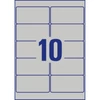 Kép 3/11 - Etikett címke, 96x50,8mm, 20lap 10 címke/lap ipari ezüst poliészter Avery