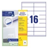 Kép 1/5 - Etikett AVERY 3423 105x35mm univerzális 1600 címke/doboz 100 ív/doboz
