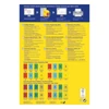 Kép 6/6 - Etikett AVERY 3452 105x37mm univerzális piros 1600 címke/doboz 100 ív/doboz