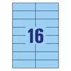 Kép 2/6 - Etikett AVERY 3453 105x37mm univerzális kék 1600 címke/doboz 100 ív/doboz