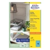Kép 3/6 - Etikett AVERY 3453 105x37mm univerzális kék 1600 címke/doboz 100 ív/doboz