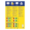 Kép 6/6 - Etikett AVERY 3453 105x37mm univerzális kék 1600 címke/doboz 100 ív/doboz