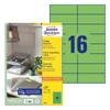 Kép 1/6 - Etikett AVERY 3454 105x37mm univerzális zöld 1600 címke/doboz 100 ív/doboz
