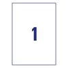 Kép 9/11 - Etikett címke, 210 x297mm, univerzális, 1 címke/ív, 100 ív/doboz, Avery fehér