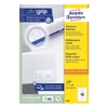 Kép 8/10 - Etikett címke, 105 x42,3mm, univerzális, 14 címke/ív, 100 ív/doboz, Avery fehér