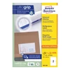 Kép 1/3 - Etikett AVERY 3655-200 210x148 mm fehér univerzális 440 címke/doboz 200+20 ív/doboz