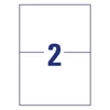 Kép 2/3 - Etikett AVERY 3655-200 210x148 mm fehér univerzális 440 címke/doboz 200+20 ív/doboz