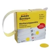 Kép 2/5 - Etikett címke, o19mm, tekercses jelölőpont adagoló dobozban 250 címke/doboz, Avery sárga