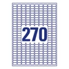 Kép 7/8 - Etikett címke, 17,8 x10mm, univerzális visszaszedhető, 270 címke/ív, 25 ív/doboz, Avery fehér