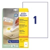 Kép 1/4 - Etikett AVERY L4735REV-25 210x297mm univerzális visszaszedhető 30 címke/doboz 30 ív/doboz