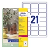 Kép 4/7 - Etikett címke, 63,5 x38,1mm,víztiszta, 21 címke/ív, 25 ív/doboz, Avery átlátszó