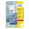 Kép 2/4 - Etikett AVERY L8001-10 210x297mm antimikrobiális fehér 10 címke/doboz 10 ív/doboz