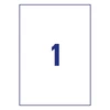 Kép 3/4 - Etikett AVERY L8001-10 210x297mm antimikrobiális fehér 10 címke/doboz 10 ív/doboz
