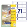 Kép 2/6 - Etikett Avery L6023REV-25 63,5X38,1 univerzális visszaszedhető 25+5 ív/doboz