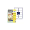 Kép 1/8 - Etikett címke, 96x50,8mm, 25lap 10 címke/lap visszaszedhető Avery