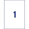 Kép 3/10 - Etikett címke, 210 x297mm, időjárásálló poliészter, 1 címke/ív, 20 ív/doboz, Avery fehér