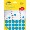 Kép 2/7 - Etikett címke, o18mm, jelölésre, 24 címke/ív, 44 ív/doboz, Avery kék