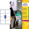 Kép 2/7 - Etikett címke, 99,1 x67,7mm, ultra ellenálló 8 címke/ív, 10 ív/doboz, Avery fehér