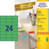 Kép 2/10 - Etikett címke, 70 x37mm, univerzális, 24 címke/ív, 100 ív/doboz, Avery zöld