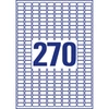 Kép 3/8 - Etikett címke, 17,8 x10mm, univerzális visszaszedhető, 270 címke/ív, 25 ív/doboz, Avery fehér