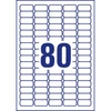Kép 3/8 - Etikett címke, 35,6 x16,9mm, univerzális visszaszedhető, 80 címke/ív, 100 ív/doboz, Avery fehér