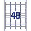 Kép 3/10 - Etikett címke, 45,7 x21,2mm, univerzális visszaszedhető, 48 címke/ív, 100 ív/doboz, Avery fehér