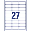 Kép 3/9 - Etikett címke, 63,5 x29,6mm, univerzális visszaszedhető, 27 címke/ív, 25 ív/doboz, Avery fehér