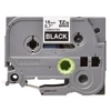 Kép 7/8 - Feliratozógép szalag, 18 mm x 8 m, BROTHER, "TZe-345" fekete-fehér
