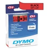 Kép 4/4 - Feliratozógép szalag, 19 mm x 7 m, DYMO "D1", piros-fekete